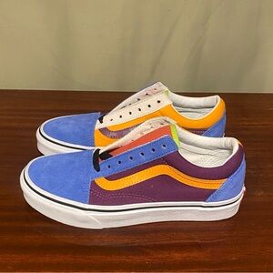 Vans  Mix & Match Old Skool Skateboarding Shoes Grape Juice/Bright Marigold 7